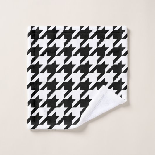 Houndstooth Pattern Bad Handdoek (Wasdoekje)