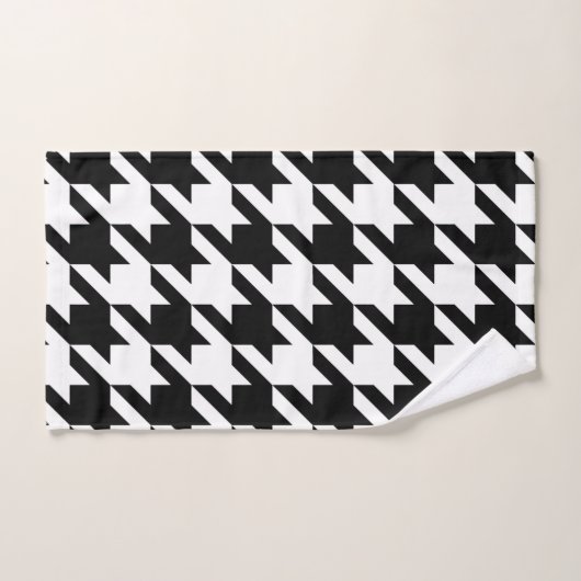 Houndstooth Pattern Bad Handdoek (Handdoek)