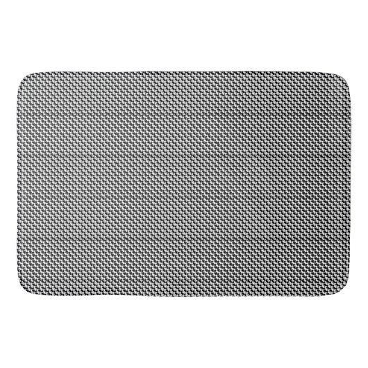 Houndstooth Pattern Bath Mat (Voorkant)