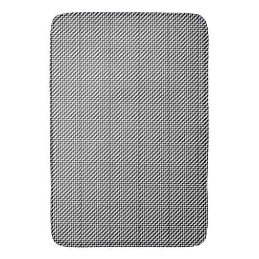 Houndstooth Pattern Bath Mat (Voorkant Verticaal)