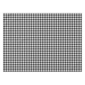 Houndstooth Pattern Black and White Tafelkleed (Voorkant (Horizontaal))