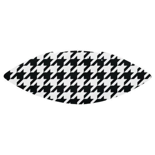 Houndstooth Pattern Black White American Football (Paneel)