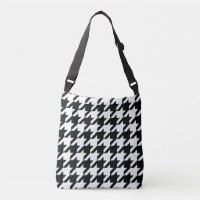 Houndstooth Pattern Black White
