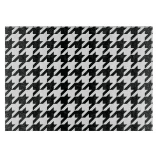 Houndstooth Pattern Black White Snijplank