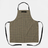 Houndstooth Pattern-Bleke Taupe- Schort (Voorkant)