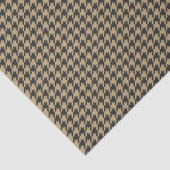 Houndstooth Pattern-Bleke Taupe- Tissuepapier (Detail)