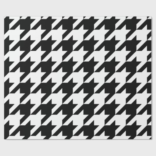 Houndstooth Pattern Cadeaupapier (Vlak)