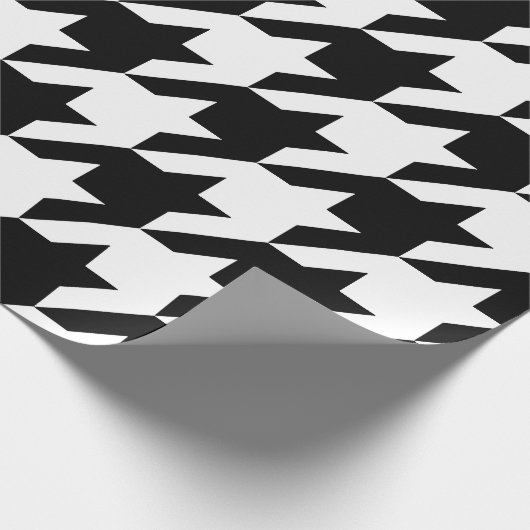 Houndstooth Pattern Cadeaupapier (Hoek)