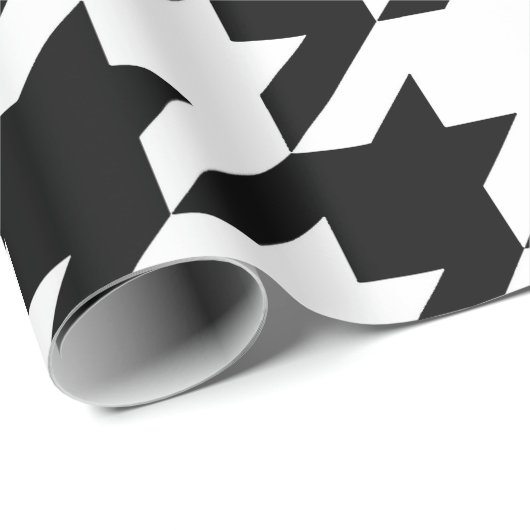 Houndstooth Pattern Cadeaupapier (Rol Hoek)