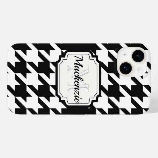 Houndstooth Pattern Case-Mate iPhone Case (Achterkant (horizontaal))