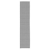 Houndstooth Pattern Custom Table Runner Korte Tafelloper (Voorkant)