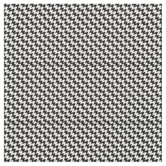 Houndstooth Pattern Fabric Stof (Close Up)