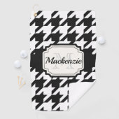 Houndstooth Pattern Golfhanddoek (Insitu)
