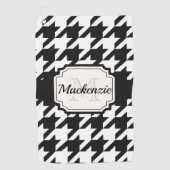 Houndstooth Pattern Golfhanddoek (Voorkant)