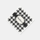 Houndstooth Pattern Servet (Hoek)