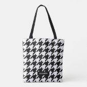 Houndstooth Pattern Tote Bag (Achterkant)