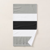 Houndstooth Patterned KerstTree Monogramed Bad Handdoek (Handdoek)