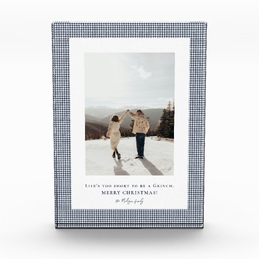 Houndstooth Peacoat lijst foto (Voorkant)