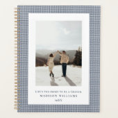 Houndstooth Peacoat lijst foto Planner (Voorkant)