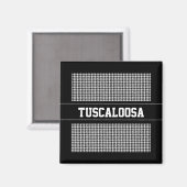 Houndstooth Persoonlijk gemaakt Magneet (Voorkant / Achterkant)