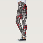 Houndstooth Pset Patroonpatrooncollage Leggings (Links)