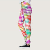 Houndstooth Psychedelic Pattern Leggings (Links)