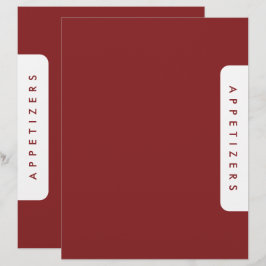 Houndstooth Recept Verdeeler / Hapjes / Aangepaste