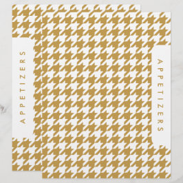 Houndstooth Recept Verdeeler Voorgerechten Aangepa