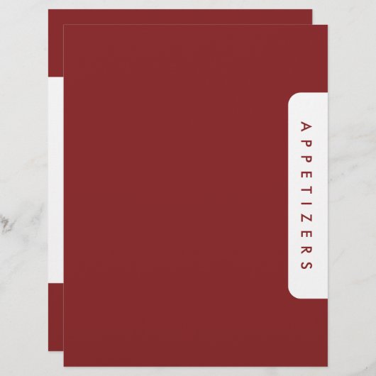 Houndstooth recept verdeler / voorgerechten / aang (Voorkant / Achterkant)