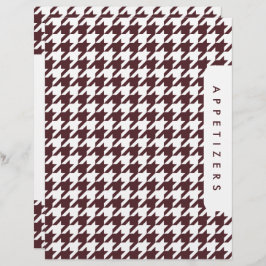 Houndstooth Receptenverdeler/Appetizers/Douane