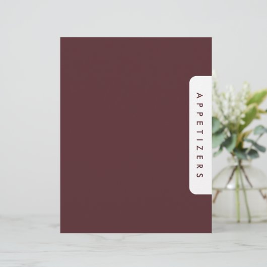 Houndstooth Receptenverdeler/Appetizers/Douane (Staand voorkant)