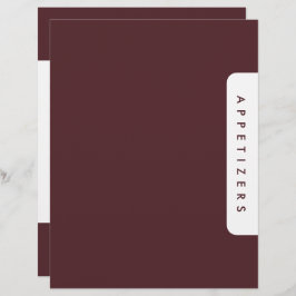 Houndstooth Receptenverdeler/Appetizers/Douane