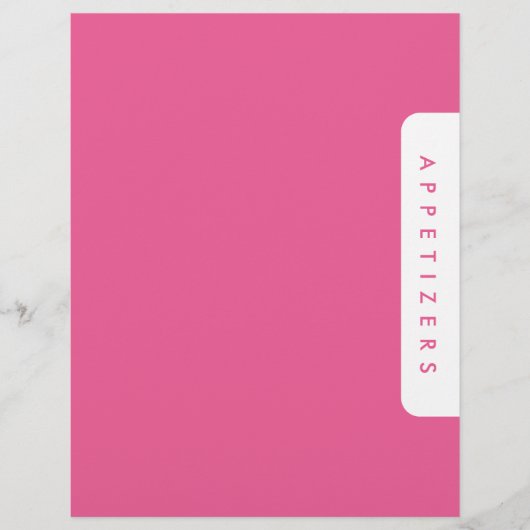 Houndstooth Receptenverdeler/Appetizers/Douane (Voorkant)