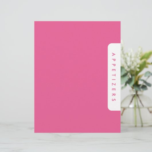 Houndstooth Receptenverdeler/Appetizers/Douane (Staand voorkant)