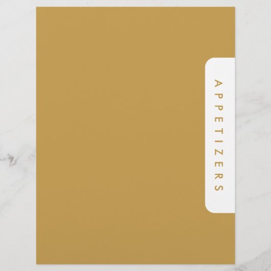 Houndstooth Receptenverdeler/Appetizers/Douane (Voorkant)