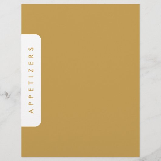 Houndstooth Receptenverdeler/Appetizers/Douane (Achterkant)