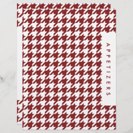 Houndstooth Receptenverdeler/Appetizers/Douane