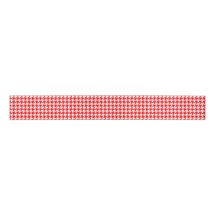 Houndstooth Red