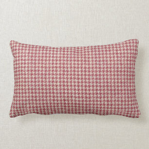 Houndstooth Red Pattern Kussen