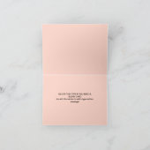 Houndstooth Rustiek Sinaasappel Bedankt Notecard (Binnen)