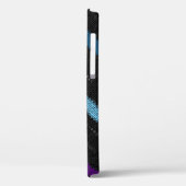 Houndstooth: ruwe canvas imitatie. Case-Mate iPhone case (Achterkant / Links)