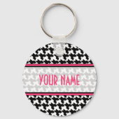 Houndstooth-Sleutelhanger Sleutelhanger (Voorkant)