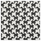 Houndstooth Style Tesselation zwart Hondenweefsel Stof (Swatch)