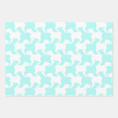 Houndstooth Style Tesselehond Kies kleur Inpakpapier Vel (Voorkant 3)