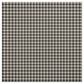 Houndstooth Tan en Black Stof (Swatch)