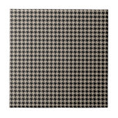 Houndstooth Tan en Black Tegeltje (Voorkant)