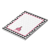 Houndstooth Teacher Notitieblok (Linkerzijde)