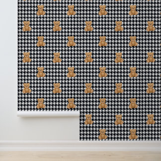 Houndstooth Teddy Home, Behang