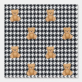 Houndstooth Teddy Home, Behang (Voorkant)