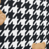 Houndstooth Teddy Thuis, Behang (Zoom)